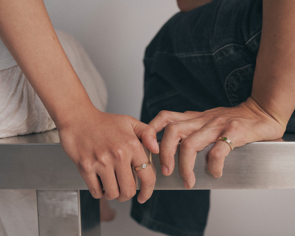 07 Triple Band – Round Diamond